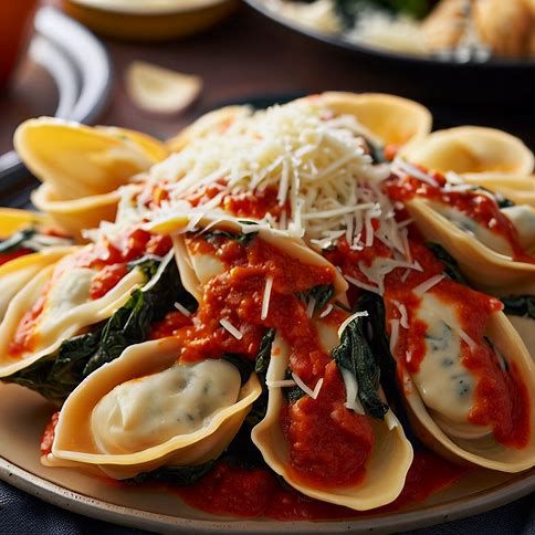 Spinach and Ricotta Stuffed Shells