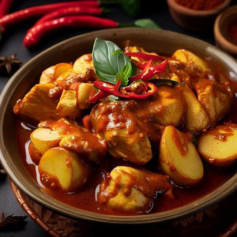 🇲🇾 Malaysian Chicken Curry: Aromatic, Spicy, and Flavorful 🌶️🍗