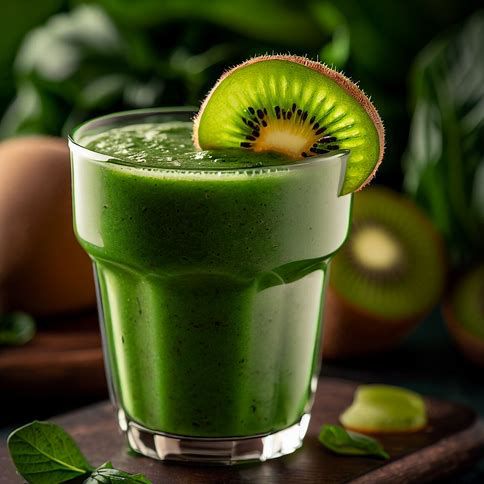 🥝 Kiwi Spinach Smoothie: A Green Powerhouse 🌱💪