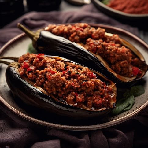 🇹🇷 Stuffed Eggplants (Karnıyarık): A Flavorful Turkish Classic 🍆🌶️