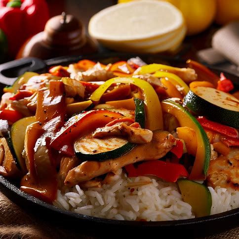 🍗🌶 One-Pan Chicken and Veggie Skillet: A Flavorful, Healthy Meal 🥘🥦