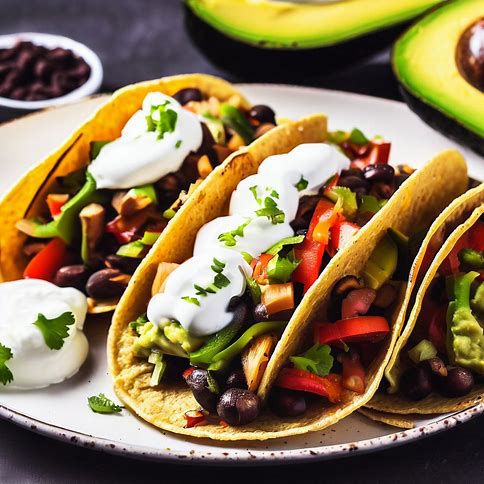 🌮🌶️ Vegetarian Tacos: A Flavorful Fiesta 🥑🍅