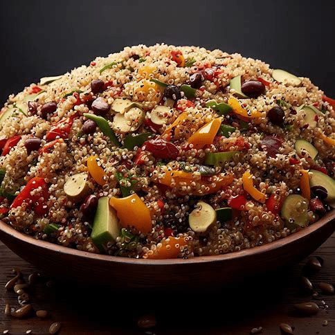 🥬🍅 Mediterranean Quinoa Salad: A Nutrient-Packed Lunch 🥗