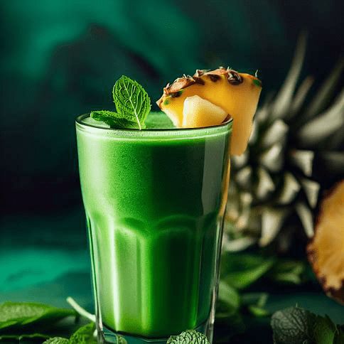 🥤 Revitalizing Detox Smoothie: Cleanse and Energize 💚🍍