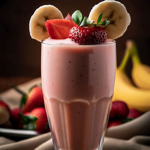 🍓🍌 Strawberry-Banana Smoothie: A Classic Fruit Fusion 🥤💖