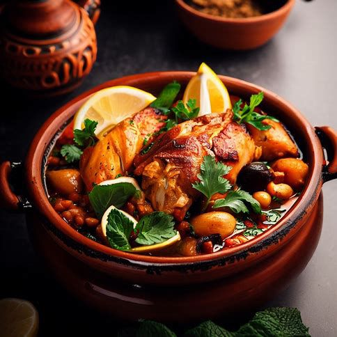 🍲 Moroccan Chicken Tagine: Aromatic, Flavorful, and Exotic 🍗🌿